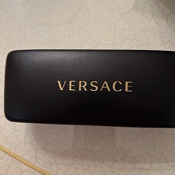 NWB CASE VERSACE Medium Black Sunglasses/Eyeglasses - Picture 2 of 6